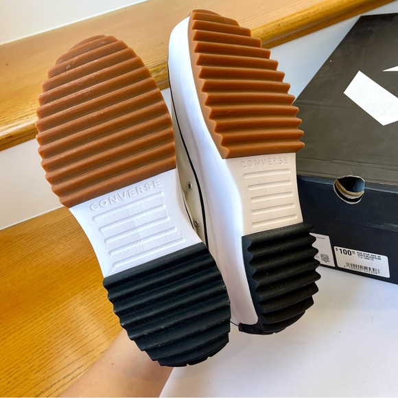 NWT Converse Run Star Hike Platform OX white low top Chuck Taylor sneaker shoes - Picture 4 of 10